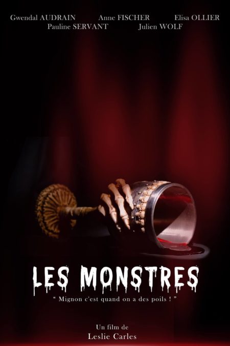Affiche du court-métrage Les Monsters de leslie Carles avec Gwendal Audrain